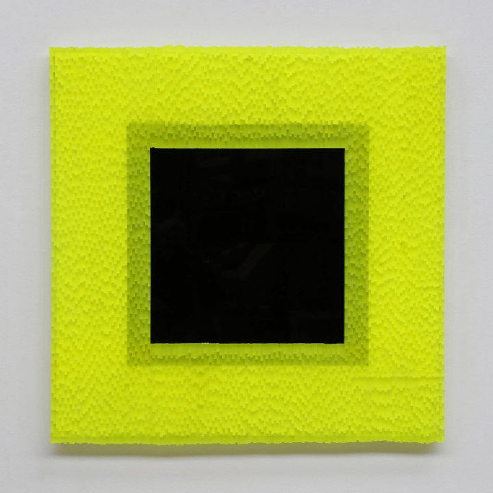 „Quadrat“, Acryl, Farbe, 120 x 120 cm, 2019
