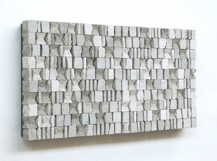„Concrete Duo“, Beton, Testwürfel, 40 x 80 cm, 2012