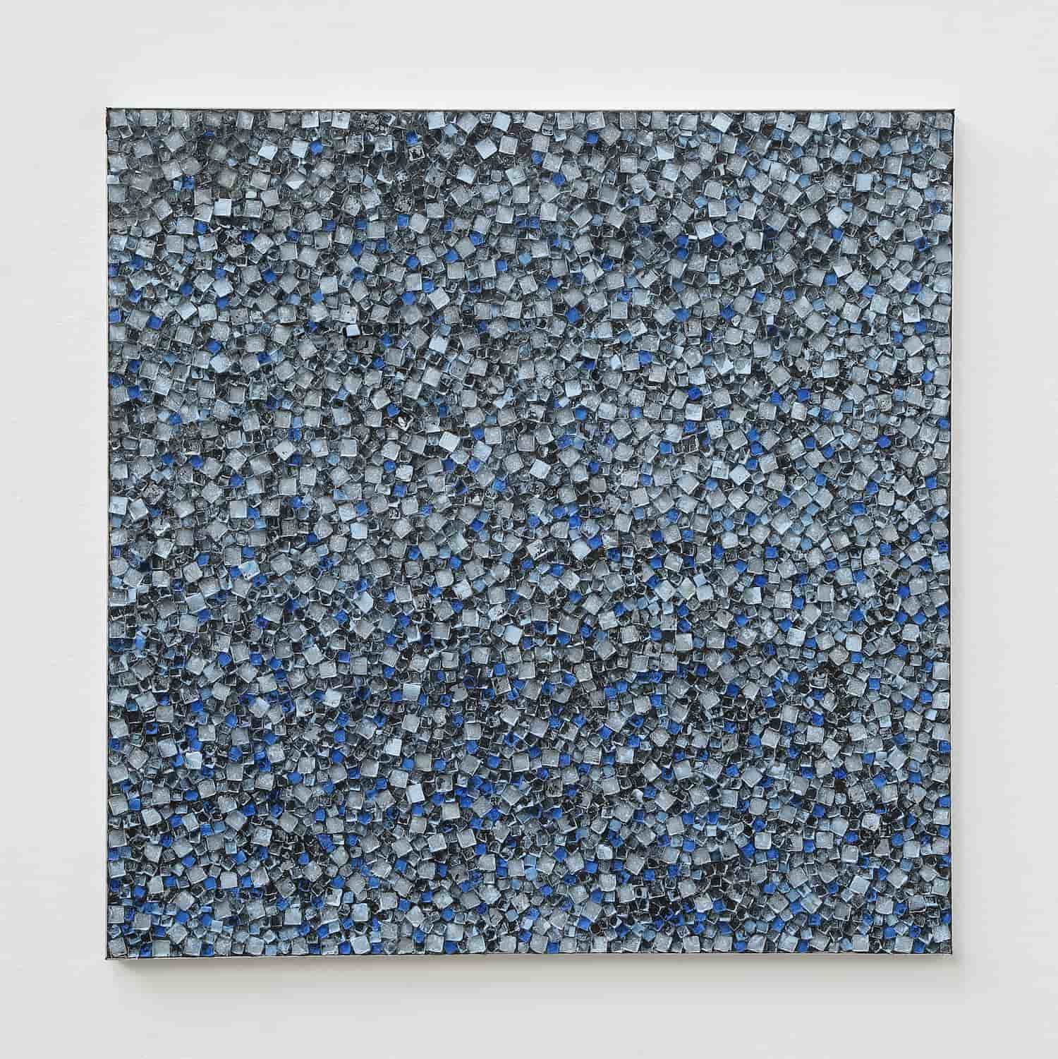 „ABR“, Kreideabriss, 100 x 100 cm, 2020