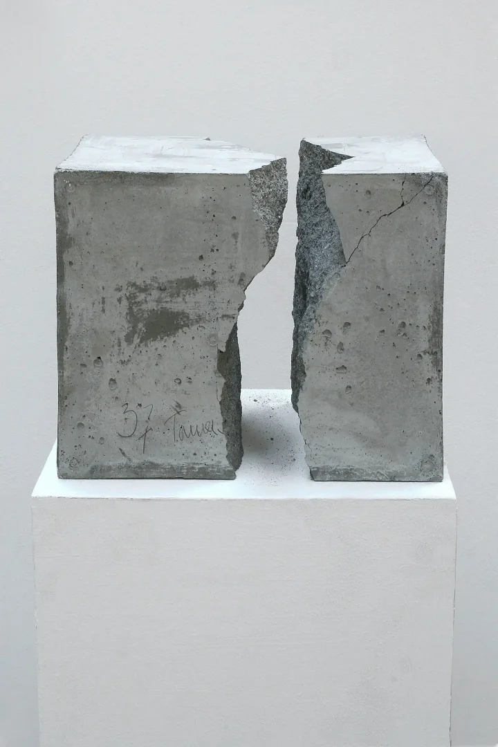 „37 Tonnen“, Betonblock, 35 x 35 x 30 cm, 2013