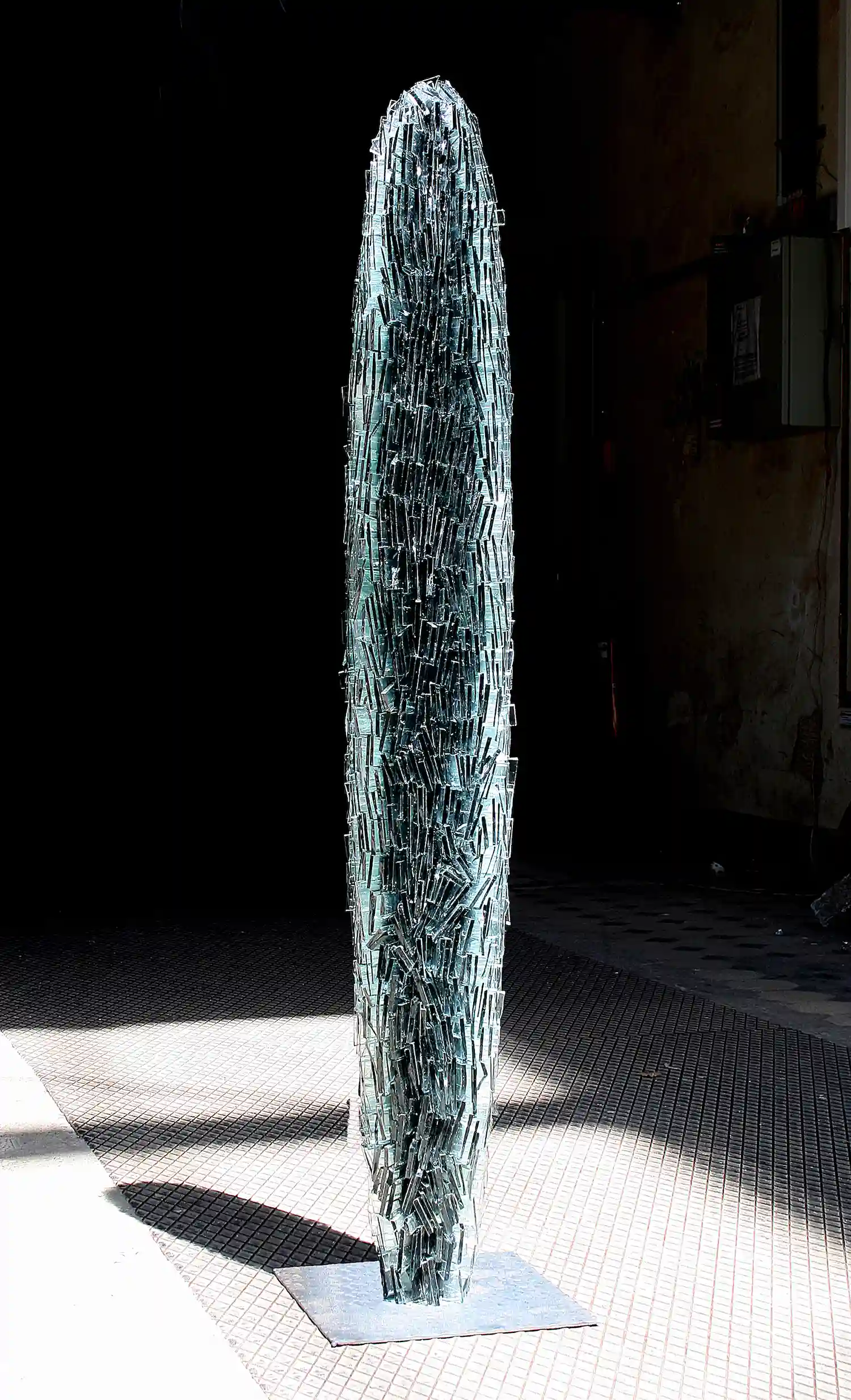 „Zypro“, Glas, 140 x 22 x 22 cm, 2013