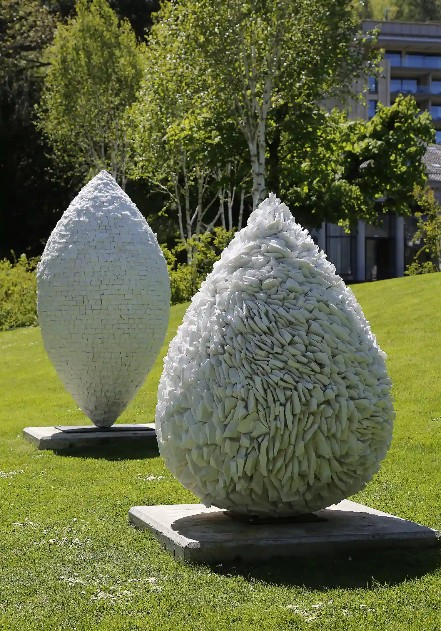 „Skulpturengruppe“, Marmor, Stiftung Schweizerische Triennale der Skulptur, CH Bad Ragaz, 2021