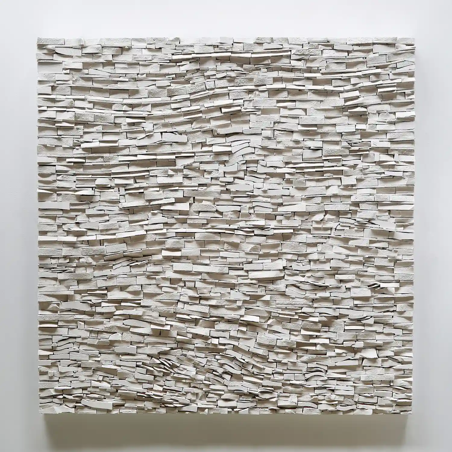 „o.T.“, weiße Kreide, 180 x 180 cm, 2022