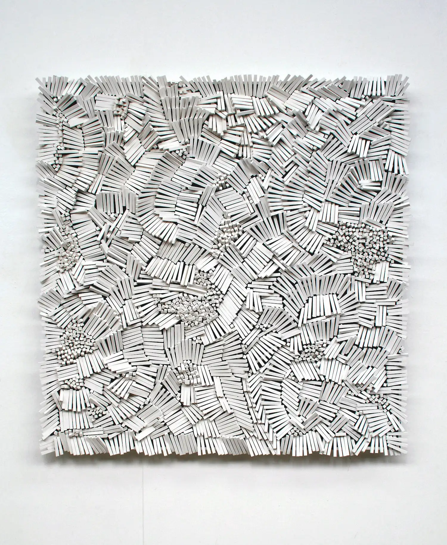 „White Cross”, Kreide, 160 x 160 cm, 2011
